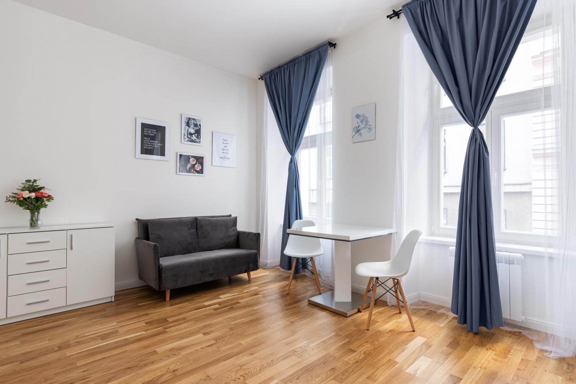 Stay2Gether Blue Vibe Studio - Metro Florenc Prag Exterior foto